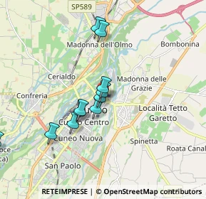 Mappa Vicolo Beinette, 12016 Cuneo CN, Italia (1.63545)