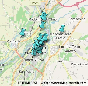 Mappa Vicolo Beinette, 12016 Cuneo CN, Italia (1.071)
