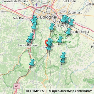 Mappa Via del Savena, 40065 Pianoro BO, Italia (7.21944)
