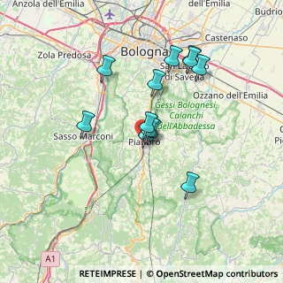 Mappa Via del Savena, 40065 Pianoro BO, Italia (6.02917)