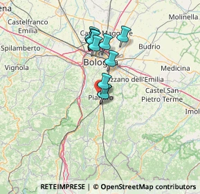 Mappa Via del Savena, 40065 Pianoro BO, Italia (10.91333)