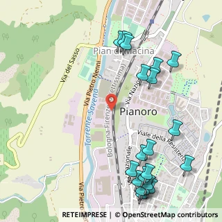 Mappa Via del Savena, 40065 Pianoro BO, Italia (0.7195)