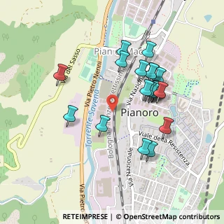 Mappa Via del Savena, 40065 Pianoro BO, Italia (0.4445)