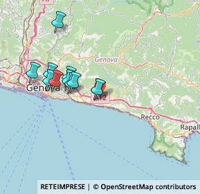 Mappa A12 Km 14, 16167 Genova GE, Italia (6.48636)