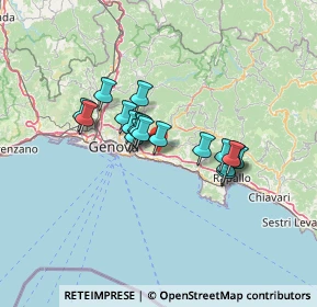 Mappa A12 Km 14, 16167 Genova GE, Italia (10.30444)