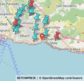 Mappa Via del Tritone, 16147 Genova GE, Italia (2.2805)