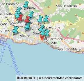 Mappa Via del Tritone, 16147 Genova GE, Italia (2.09889)