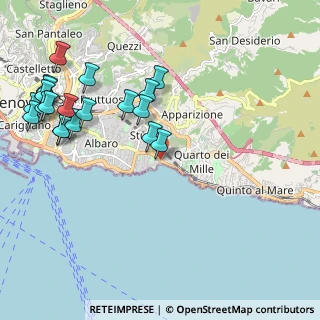 Mappa Via del Tritone, 16147 Genova GE, Italia (2.5425)