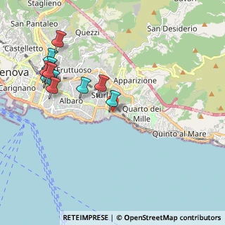 Mappa Via del Tritone, 16147 Genova GE, Italia (2.27273)