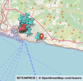 Mappa Via del Tritone, 16147 Genova GE, Italia (3.92294)