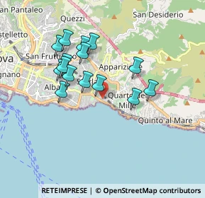 Mappa Via Al Torrente Sturla, 16147 Genova GE, Italia (1.598)