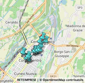 Mappa Via Fratelli Andrea e Mario Vaschetto, 12100 Cuneo CN, Italia (0.8235)