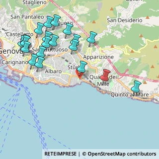 Mappa Via del Bragone, 16147 Genova GE, Italia (2.509)
