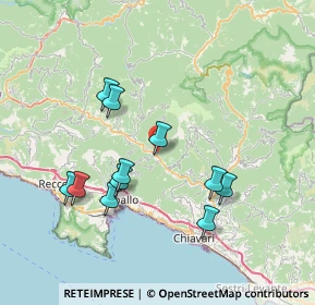 Mappa Via Cerreto, 16040 Orero GE, Italia (7.24727)