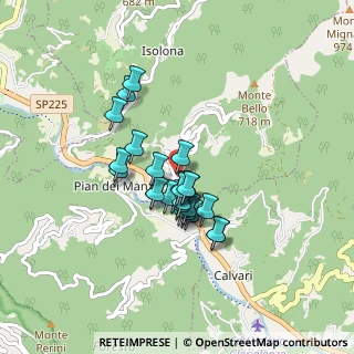 Mappa Via Cerreto, 16040 Orero GE, Italia (0.624)