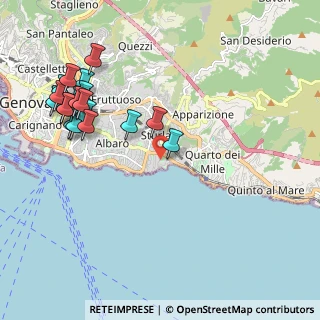 Mappa Via Giasone, 16147 Genova GE, Italia (2.4235)