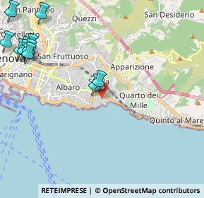 Mappa Via Giasone, 16147 Genova GE, Italia (3.06455)