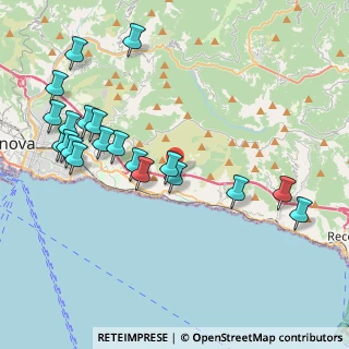 Mappa Viadotto Torrente Nervi, 16167 Genova GE, Italia (4.6655)