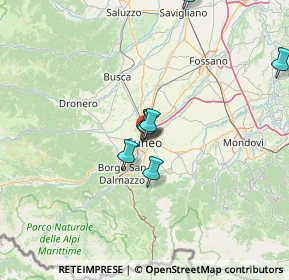 Mappa Via Dronero, 12100 Cuneo CN, Italia (25.65636)