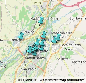 Mappa Via Dronero, 12100 Cuneo CN, Italia (1.30071)