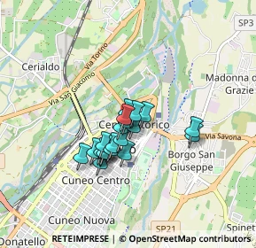 Mappa Via Dronero, 12100 Cuneo CN, Italia (0.5895)