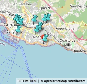 Mappa Via Giacomo Medici del Vascello, 16146 Genova GE, Italia (1.79538)