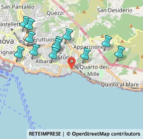 Mappa Via Tabarca, 16147 Genova GE, Italia (2.08417)