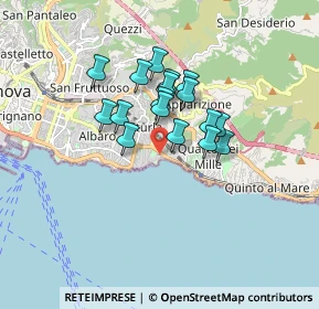 Mappa Via dei Mille, 16147 Genova GE, Italia (1.24353)