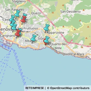 Mappa Via Tabarca, 16147 Genova GE, Italia (2.63818)