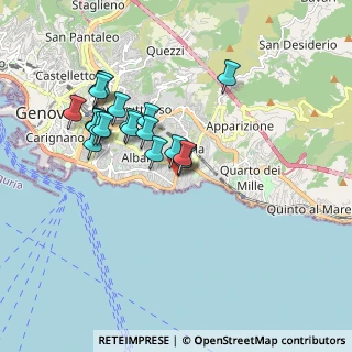 Mappa Via Felice Cavallotti, 16146 Genova GE, Italia (1.729)