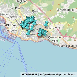 Mappa Via Felice Cavallotti, 16146 Genova GE, Italia (1.501)