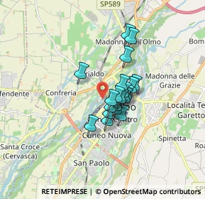 Mappa Via Basse Sant'Anna, 12100 Cuneo CN, Italia (1.058)