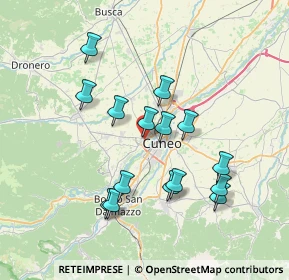 Mappa Via A. Carle, 12100 Cuneo CN, Italia (6.91067)