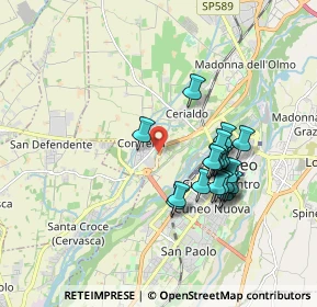 Mappa Via A. Carle, 12100 Cuneo CN, Italia (1.634)