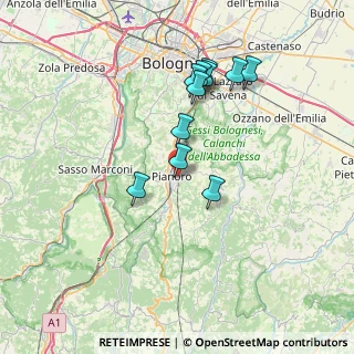 Mappa Via Gualando, 40065 Pianoro BO, Italia (6.67455)