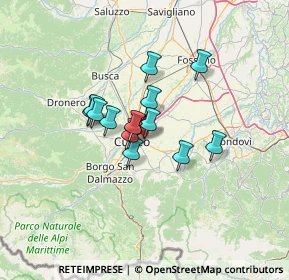 Mappa Garetto Via Margarita No, 12100 Cuneo CN, Italia (8.82214)