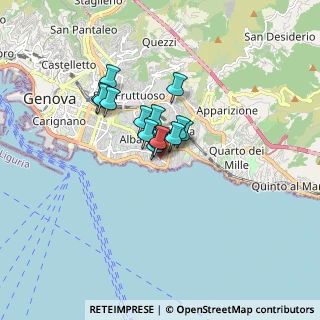 Mappa Via Oreste De Gaspari, 16146 Genova GE, Italia (1.00071)