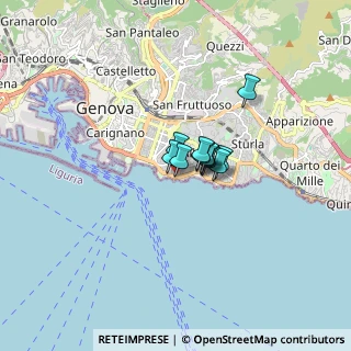 Mappa Corso Italia, 16121 Genova GE, Italia (0.71091)