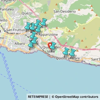 Mappa Via Francesco Nullo, 16147 Genova GE, Italia (1.81167)
