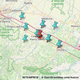 Mappa Via Piana, 40024 Castel San Pietro Terme BO, Italia (5.36)
