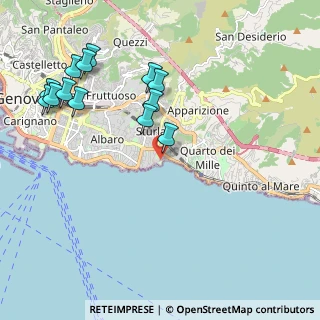 Mappa Via Zoagli, 16147 Genova GE, Italia (2.36692)
