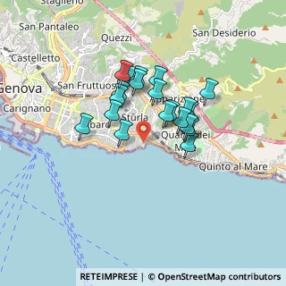 Mappa Via Zoagli, 16147 Genova GE, Italia (1.3425)