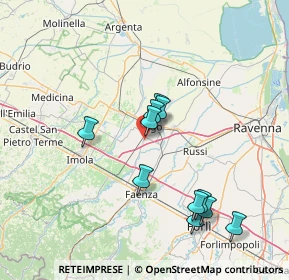 Mappa Via Peschiera, 48032 Cotignola RA, Italia (13.86727)
