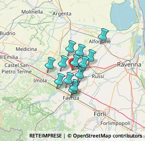 Mappa Via Peschiera, 48032 Cotignola RA, Italia (7.87462)