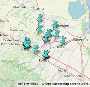 Mappa Via Peschiera, 48032 Cotignola RA, Italia (10.9985)