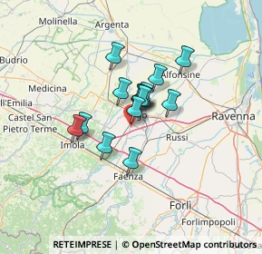 Mappa Via Peschiera, 48032 Cotignola RA, Italia (8.41733)