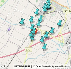 Mappa Via Peschiera, 48032 Cotignola RA, Italia (1.7255)