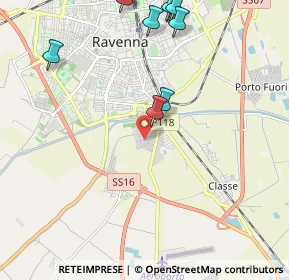 Mappa Via dei Ciliegi, 48124 Ravenna RA, Italia (2.85636)