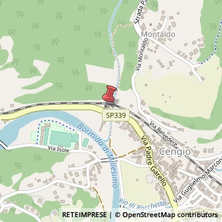 Mappa Via Padre Garello, 206, 17056 Cengio, Savona (Liguria)