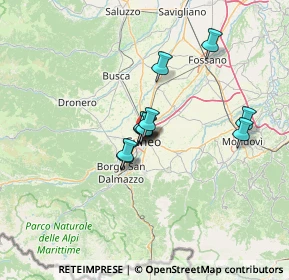 Mappa Via Cacciatori delle Alpi, 12100 Cuneo CN, Italia (8.97909)